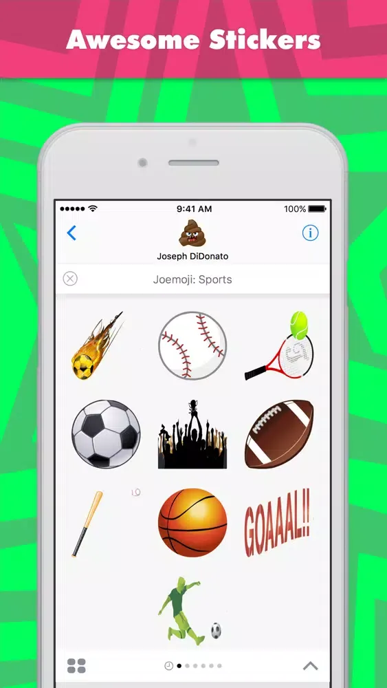 Joemoji: Sports stickers by Joemoji Screenshots