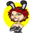 Bunny: Cosplay Girl stickers by Choppic Bunny: Cosplay Girl stickers by Choppic