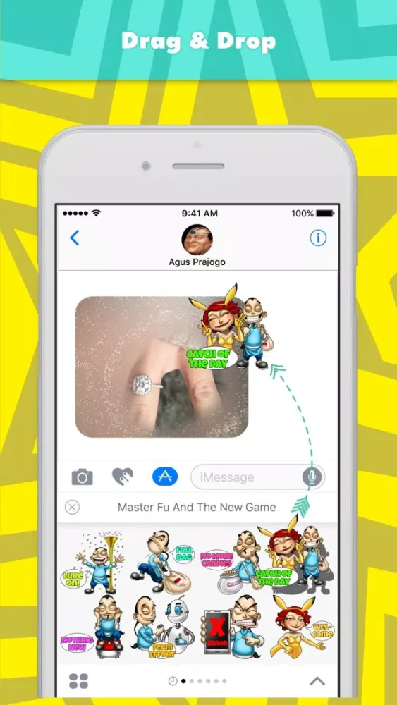 Master Fu And The New Game stickers by Choppic سکرین شاٹس