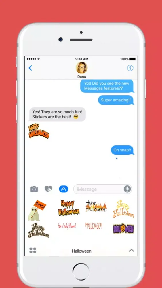 Скриншоты Halloween stickers by youssef for iMessage