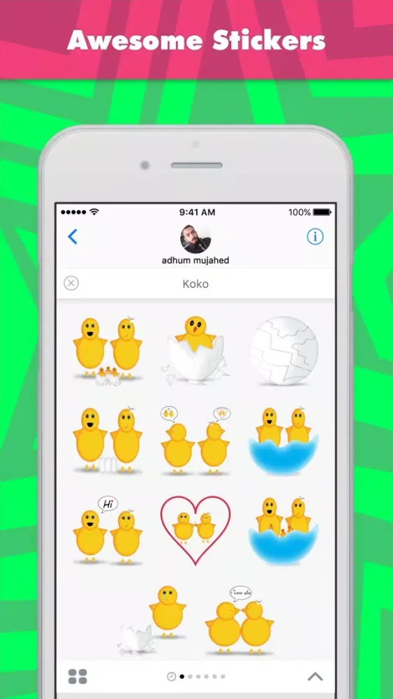 Captures d'écran de Koko stickers by ARTDOM
