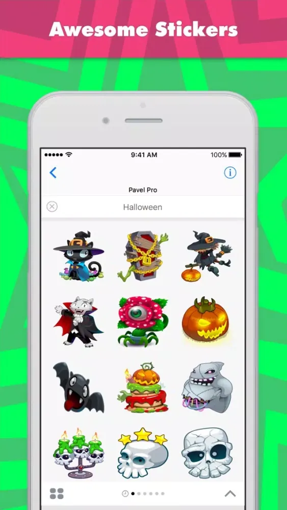 Скриншоты Halloween stickers by Pavel Pro