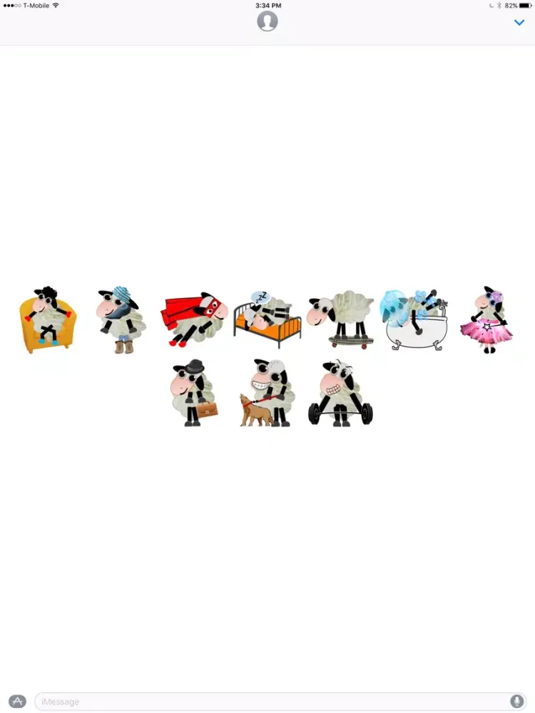 Скриншоты Sheep Tales stickers by Alade Expressions iPad 
