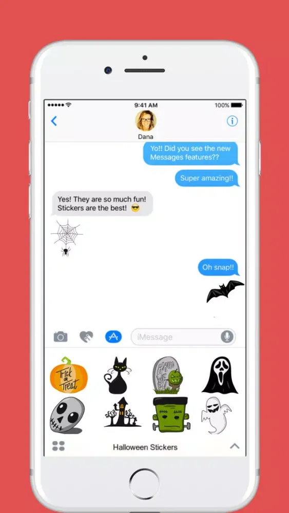 Tangkapan skrin Halloween Stickers stickers by Vito for iMessage