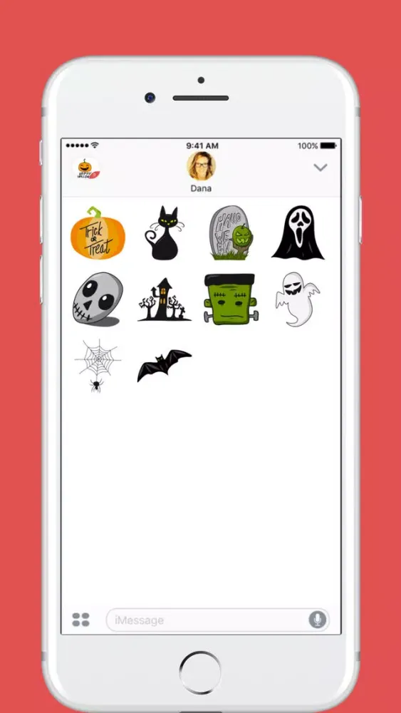 Tangkapan skrin Halloween Stickers stickers by Vito for iMessage