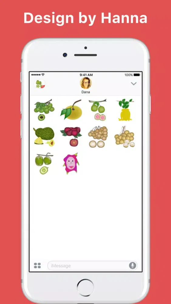 Screenshot di Fruits in Vietnam stickers by Hanna