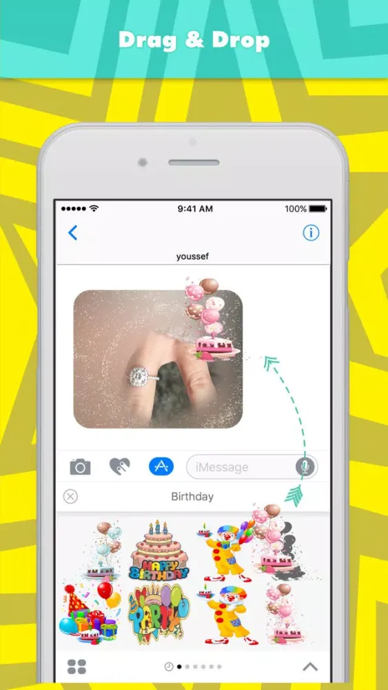 Birthday stickers by youssefyou Screenshots