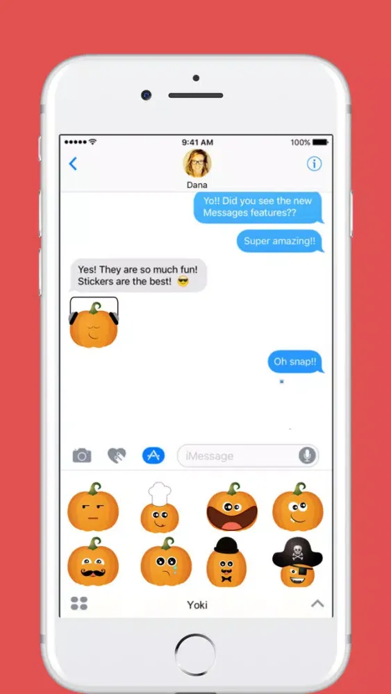 Capturas de pantalla de Yoki stickers by ARTDOM