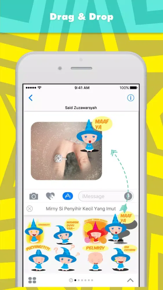Скриншоты Mirny Si Penyihir Kecil Yang Imut stickers
