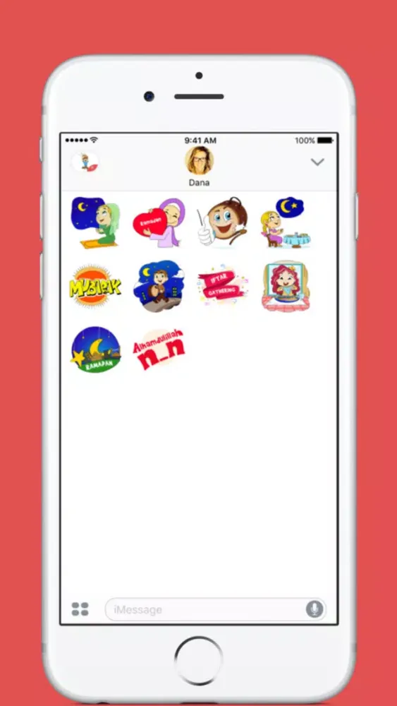 Ảnh chụp màn hình của Ramadan stickers by Esra for imessage