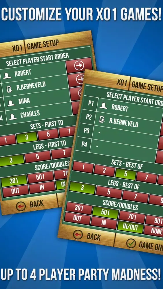 Screenshot di MadHouse Darts Scorer Darts Games Scoreboard & Scorekeeper 501 Scoring and More