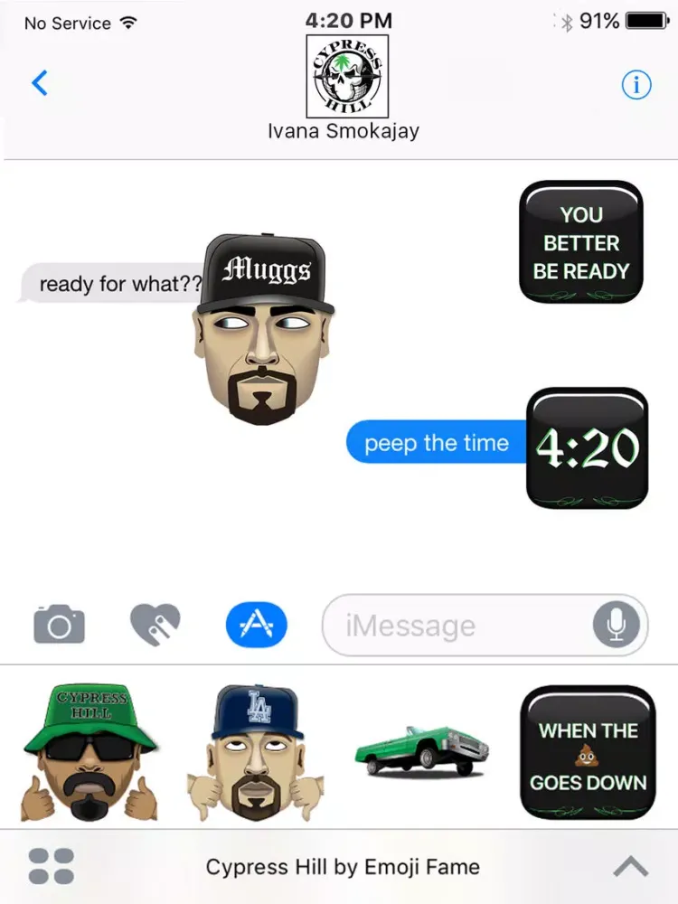 Cypress Hill by Emoji Fame iPad  Ekran Görüntüleri
