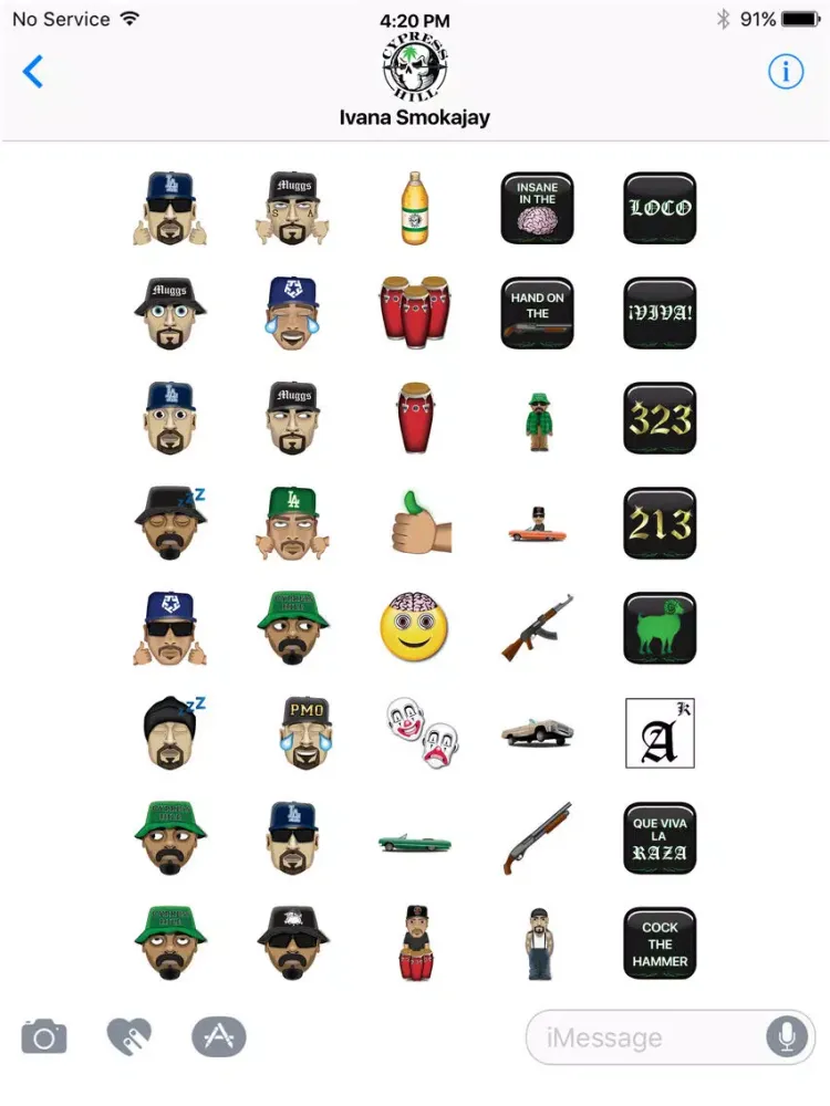 Cypress Hill by Emoji Fame iPad  Ekran Görüntüleri