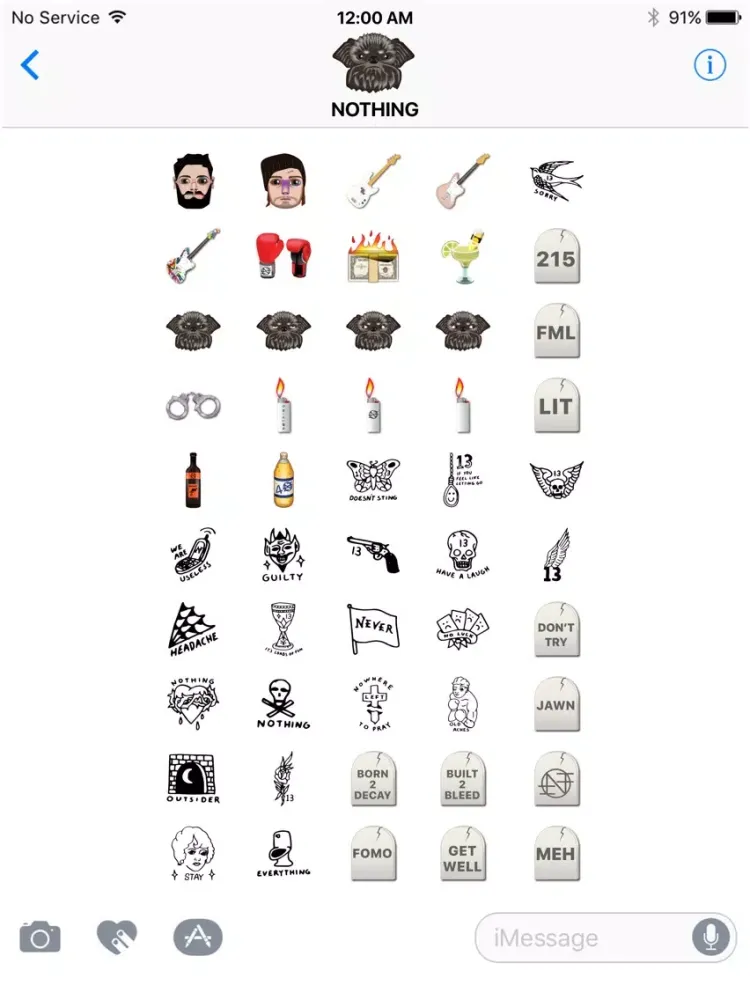NOTHING by Emoji Fame iPad  स्क्रीनशॉट