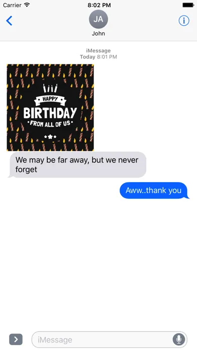 Animated Birthday Card Wishes Screenshots