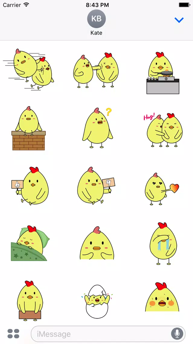 صور Animated Funny Chicken Couple
