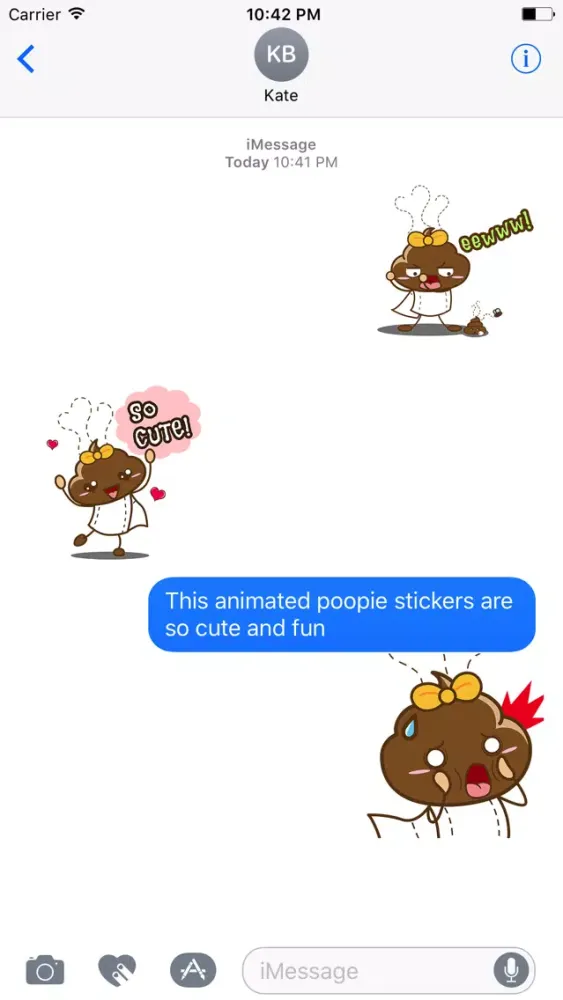 Animated Poopie Funny Stickers স্ক্রিনশট