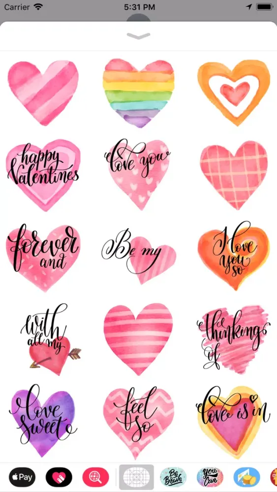 صور Animated Valentine's Stickers