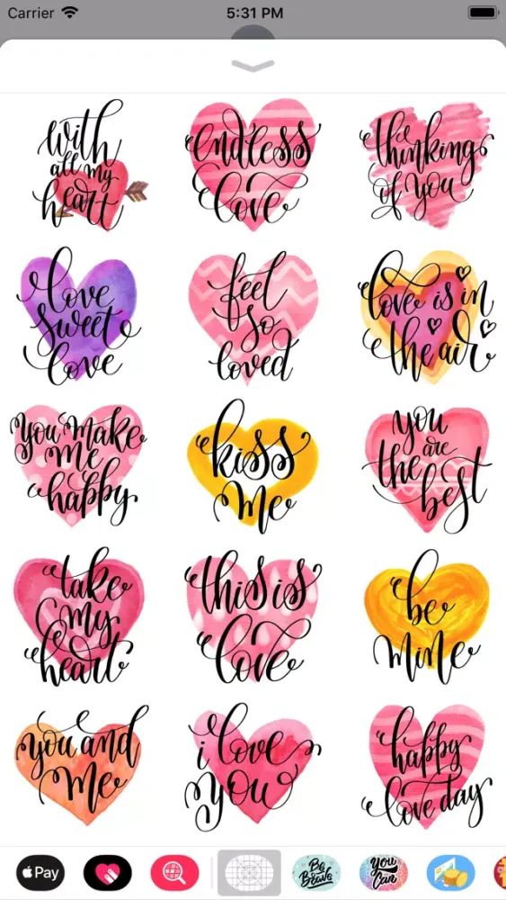 صور Animated Valentine's Stickers