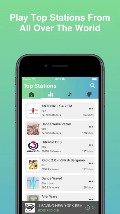 Скриншоты Pocket Radio - Live Streaming