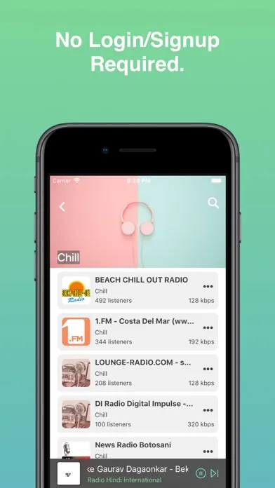 Скриншоты Pocket Radio - Live Streaming