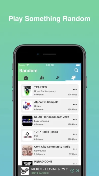 Скриншоты Pocket Radio - Live Streaming