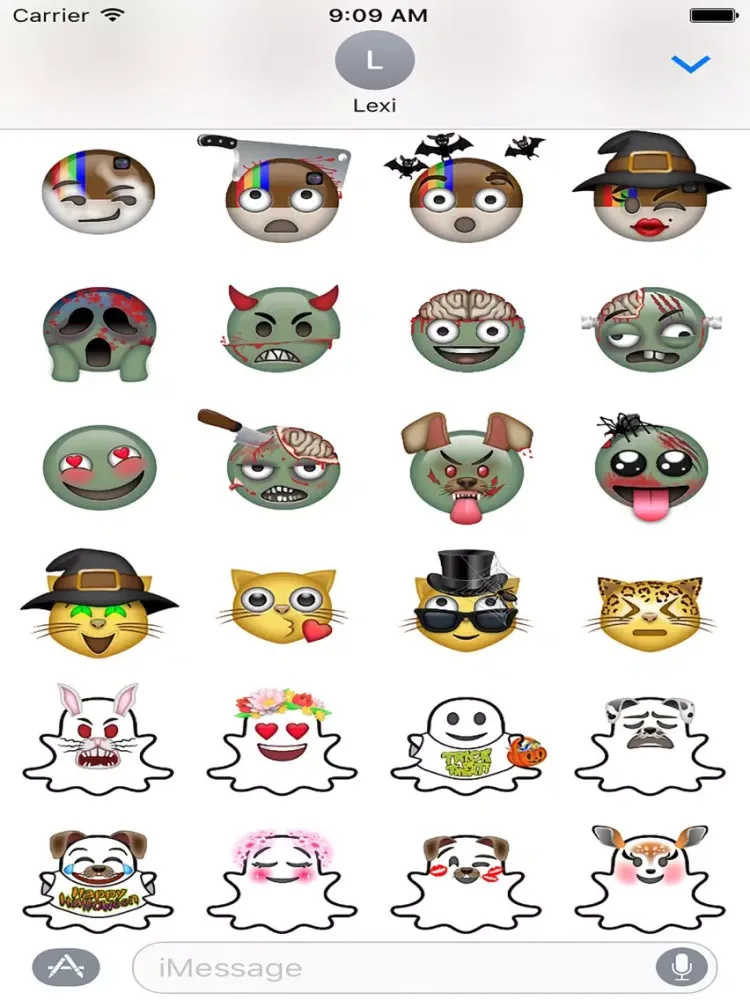 Скриншоты Mojitz- Halloween Stickers iPad 