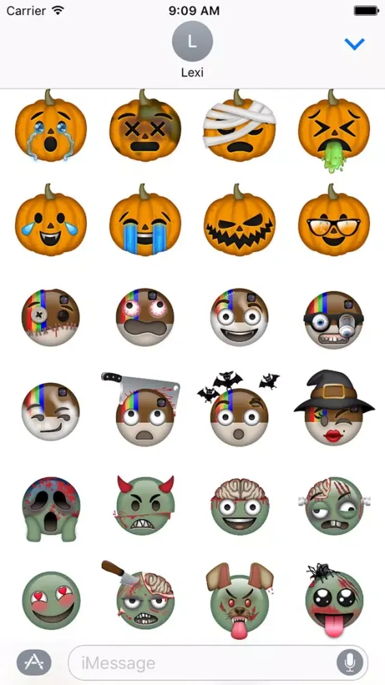 Скриншоты Mojitz- Halloween Stickers