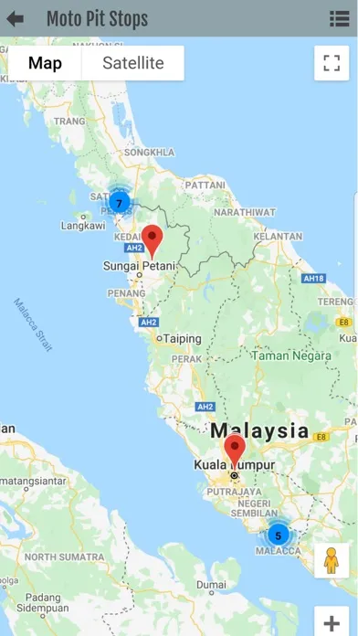 Capturas de tela do MOTO Travel Malaysia