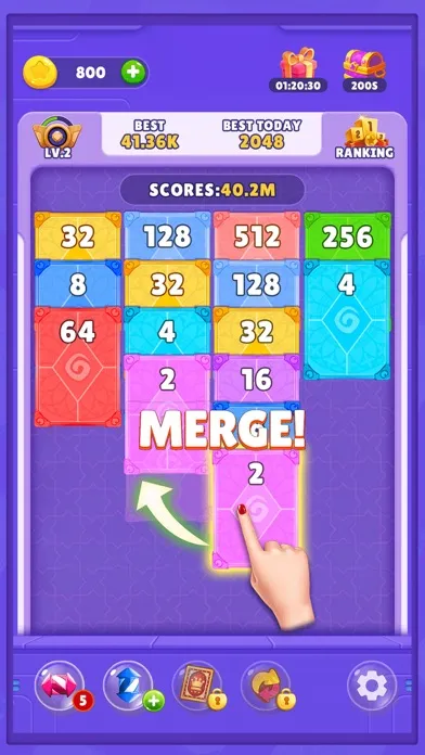 Merge it!-2048 Puzzle Game স্ক্রিনশট