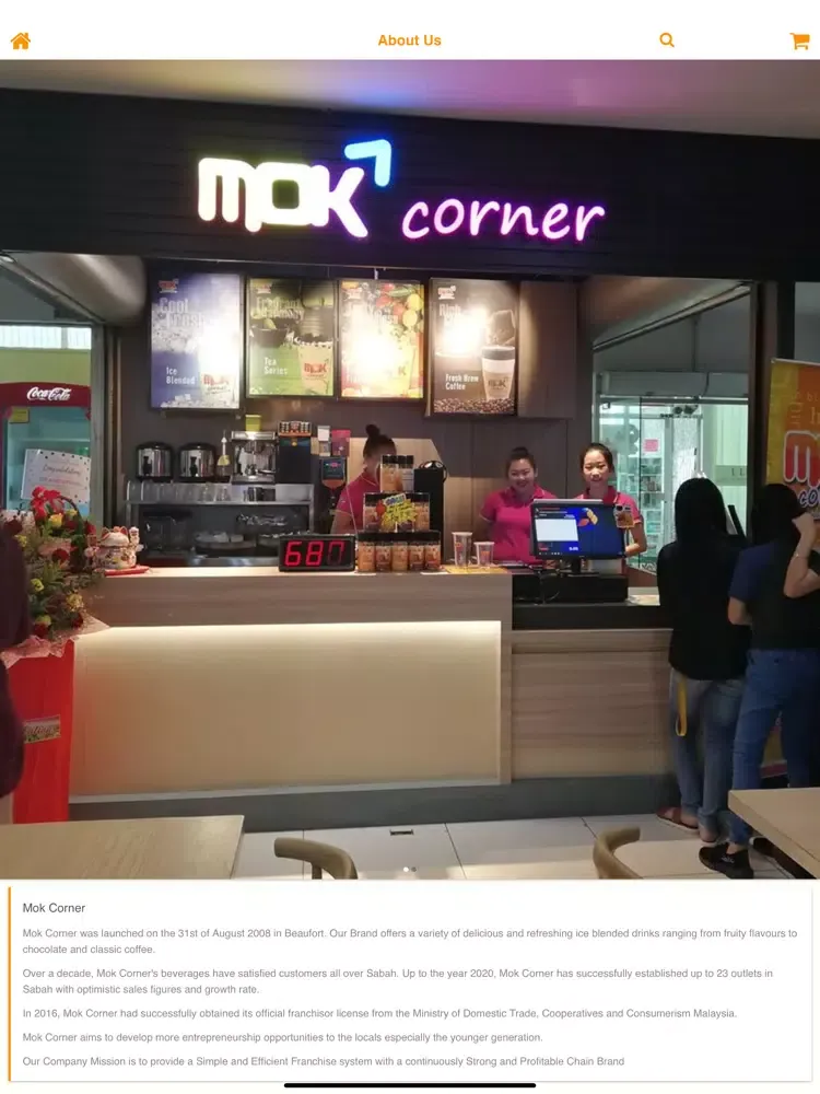 Mok Corner iPad 应用截图