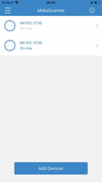 Tangkapan layar Moko Scanner
