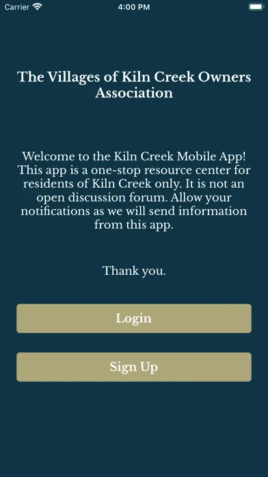 Kiln Creek HOA应用截图