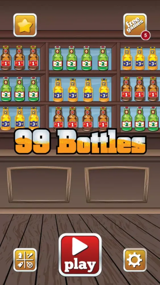 99 Bottles - Of Beer On The Wall Free Fun Beer Bottle Knocking Down Game應用截圖