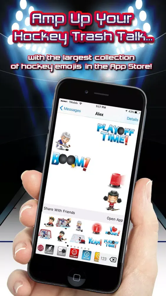 Hockey Emojis Nation應用截圖