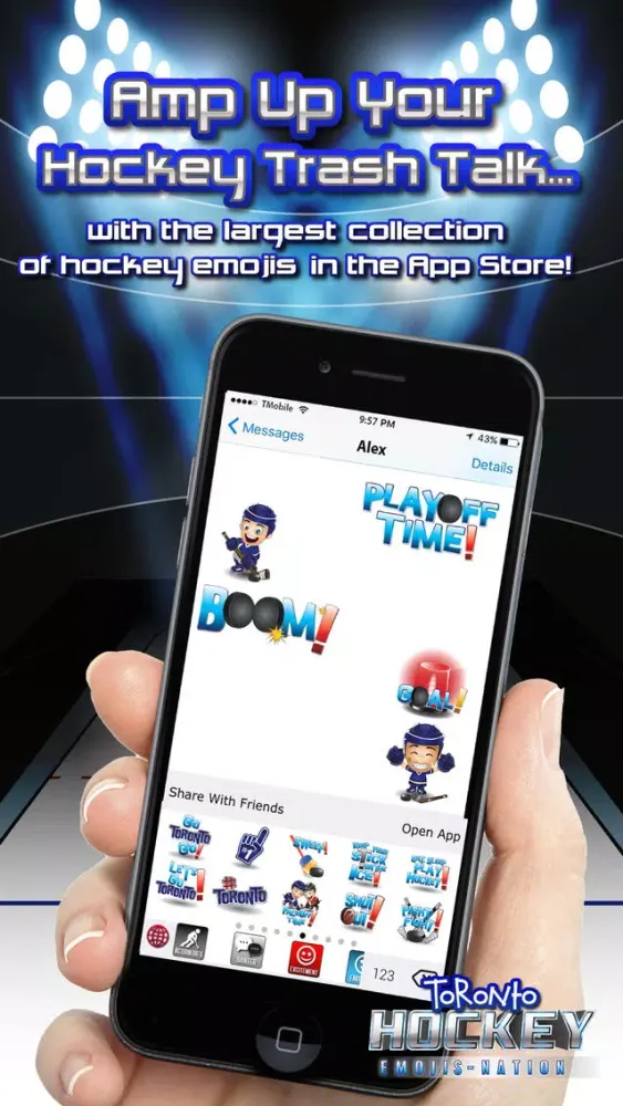 تصاویر Toronto Hockey Emojis