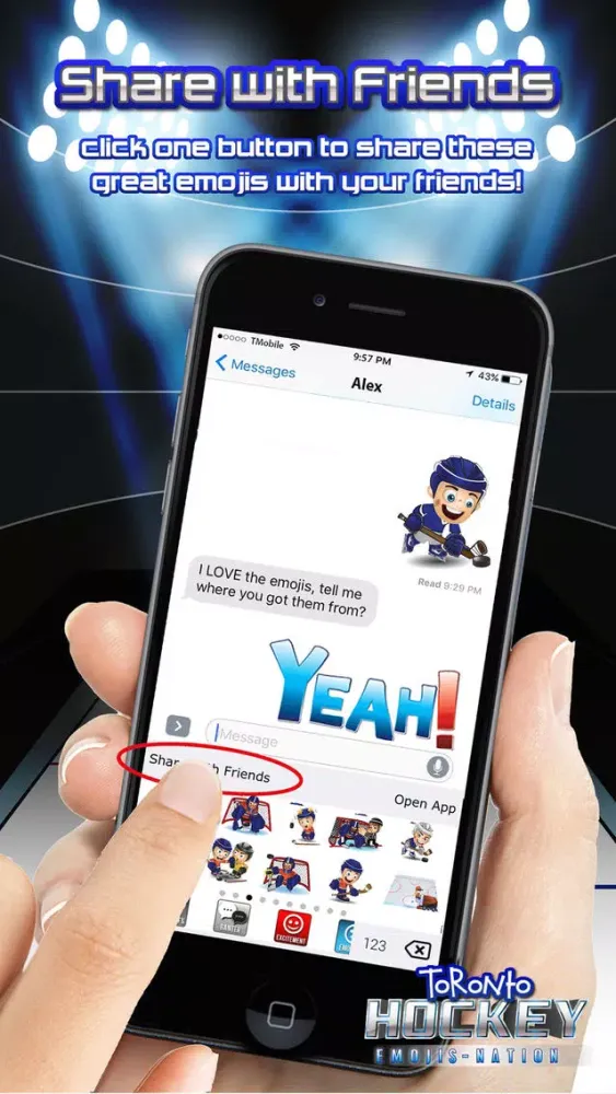 تصاویر Toronto Hockey Emojis