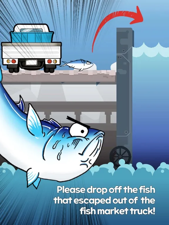 Tuna Frenzy : Escape Jump Game iPad  Screenshots