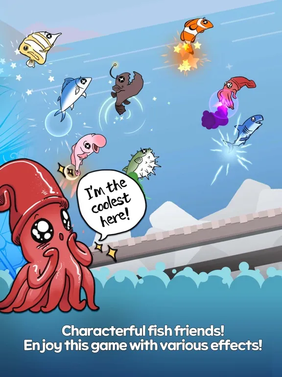 Tuna Frenzy : Escape Jump Game iPad  Screenshots