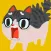 Animated Kitty in the Box Stickers