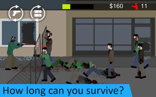 Screenshot di Flat Zombies: Defense&Cleanup