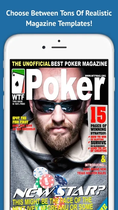 Zrzuty ekranu Cover Me - Your Fake Popular Magazine Cover Maker