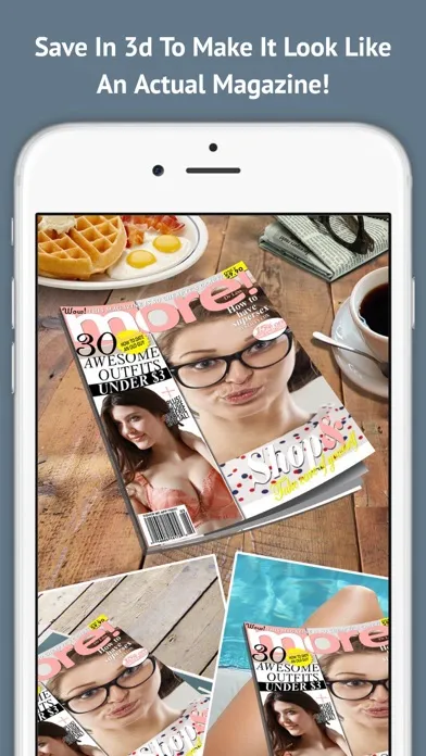Zrzuty ekranu Cover Me - Your Fake Popular Magazine Cover Maker