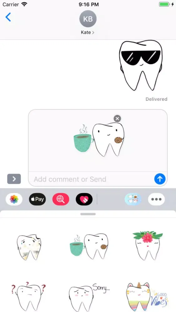 Molars Stickers Screenshots
