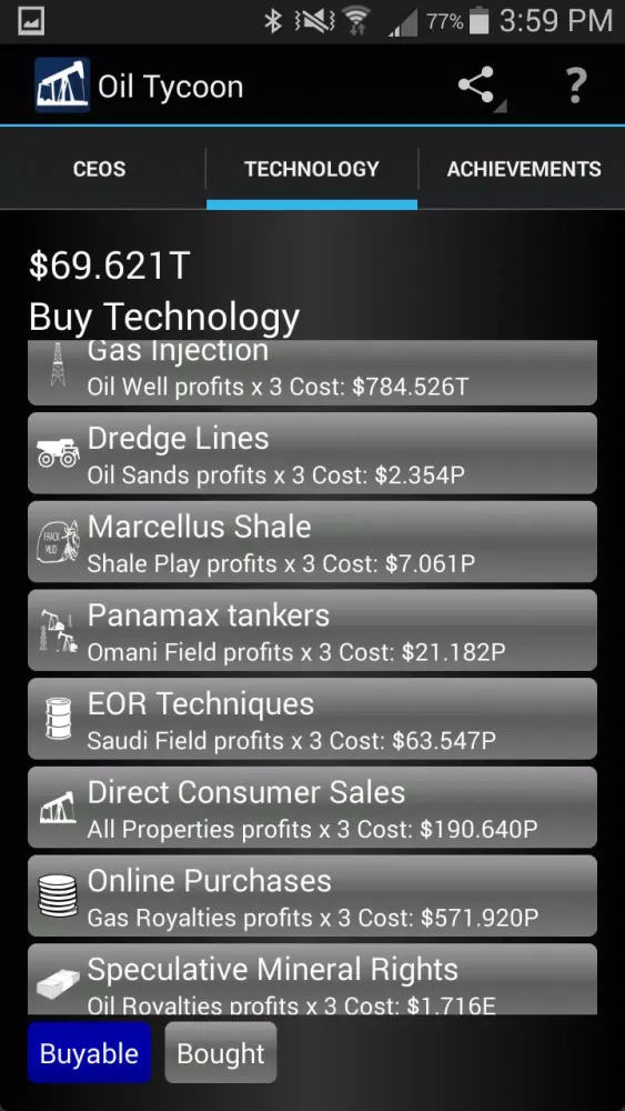 Ảnh chụp màn hình của Idle Oil Tycoon