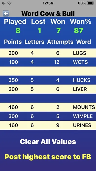 Word Cow And Bull سکرین شاٹس