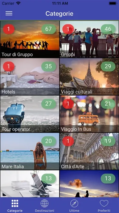 Capturas de tela do OffriViaggi