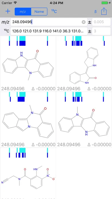 Find Molecule سکرین شاٹس