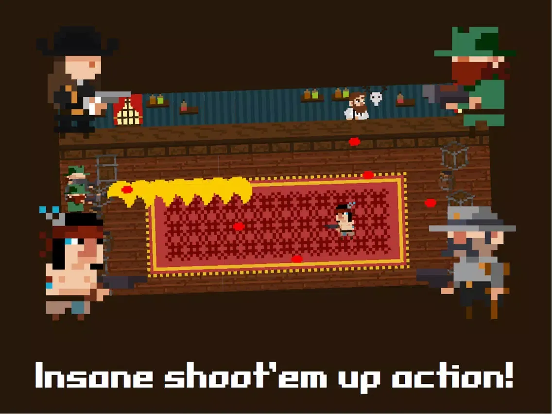 Tiny Wild West - Endless 8-bit pixel bullet hell iPad  스크린샷