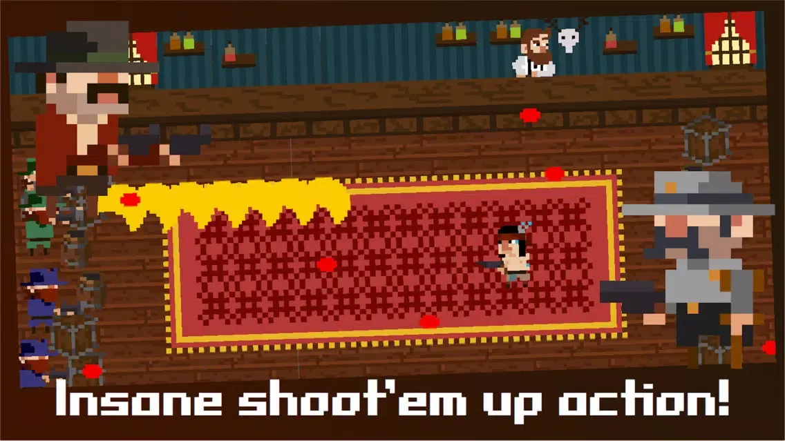 Tiny Wild West - Endless 8-bit pixel bullet hell 스크린샷